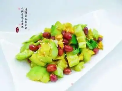 Make Cream of cucumber peanuts step 5