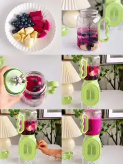 Make Three low-fat fruit juices step 3