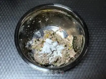 Make Air fried tofuballs step 1
