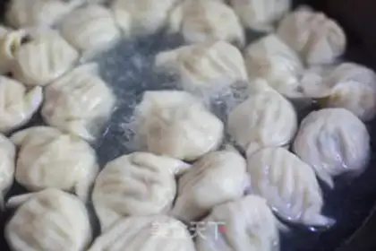Make Porridge pork dumplings step 9