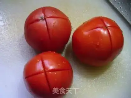 Make Tomato egg dolls step 6