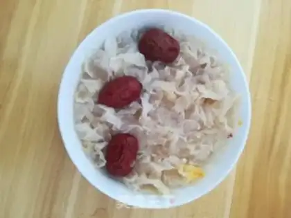 Make Silver-eared rice congee step 3