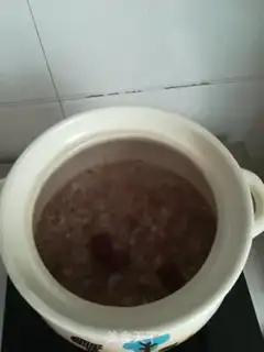 Make Silver-eared rice congee step 5