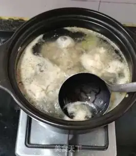 Make Corn steak soup step 1