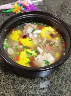 Make Corn steak soup step 5
