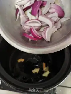 Make Porridge of the bean onions step 5