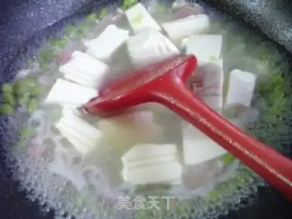 Make Salted tofu tofu soup step 7