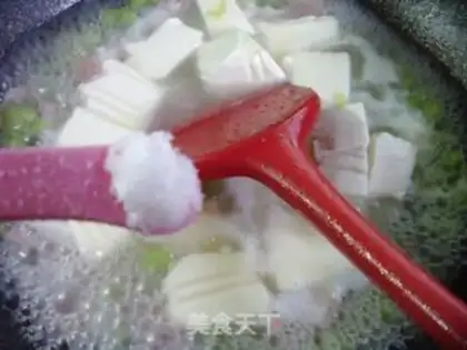 Make Salted tofu tofu soup step 8
