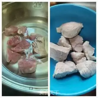 Make Sea-cracker geled meat soup step 3
