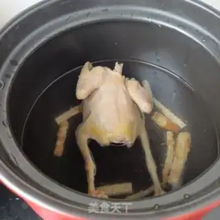 Make Sandsort five for peach pigeon soup step 3
