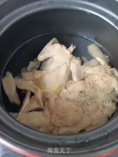 Make Sandsort five for peach pigeon soup step 5