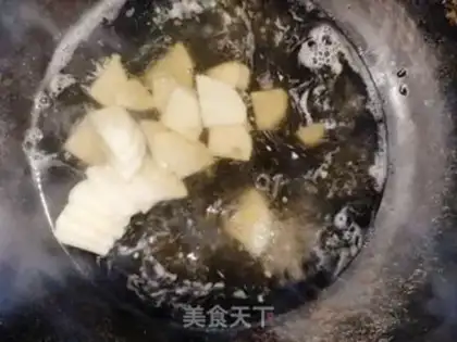 Make Thai curry shrimp step 1