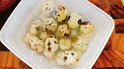 Make Meat sauce quail eggs step 5