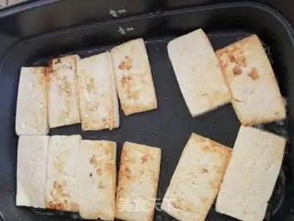 Make Salted fish potatoes and tofu step 2