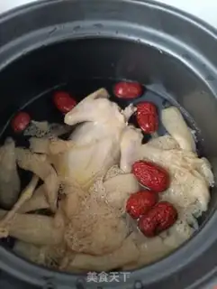 Make Sandsort five for peach pigeon soup step 7