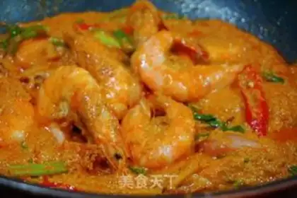 Make Thai curry shrimp step 6