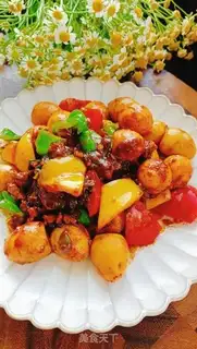 Make Meat sauce quail eggs step 20
