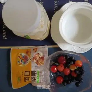 Make Blueberry cherry bowl step 5