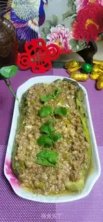 Make Meat and green eggplant step 9