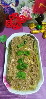 Make Meat and green eggplant step 10