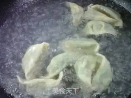 Make Eggs and crayfish dumplings step 17