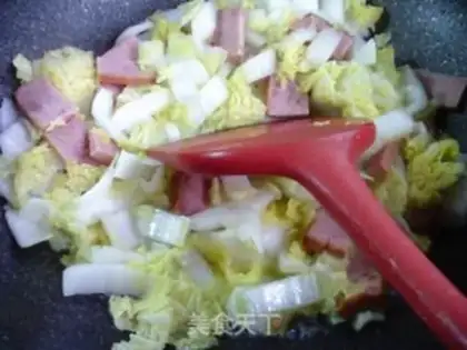 Make The ham and doll food step 4