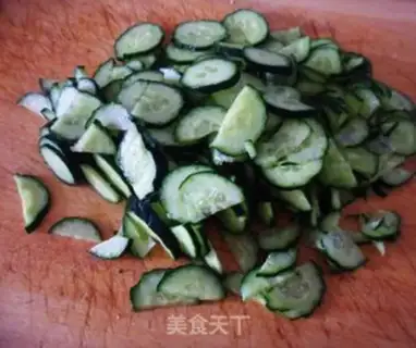 Make Soy sauce cucumber step 1