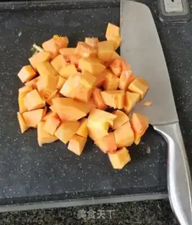 Make Pumpkin blueberry milk step 2