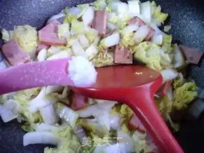 Make The ham and doll food step 6