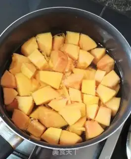Make Pumpkin blueberry milk step 3