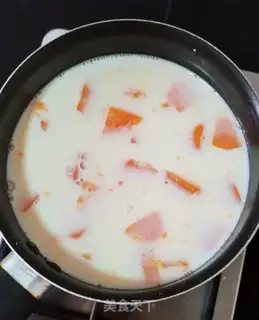 Make Pumpkin blueberry milk step 5