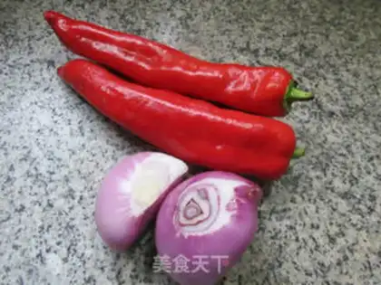 Make Onion chili step 0