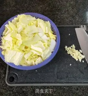 Make Garlic cabbage step 2