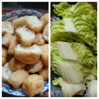 Make Soybeans, cabbage and tofu step 3