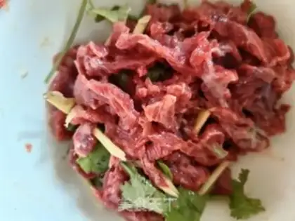 Make Two fried beef step 7