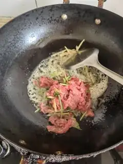 Make Two fried beef step 10