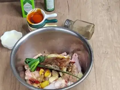 Make Garlic chicken wings step 3