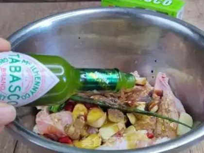 Make Garlic chicken wings step 4