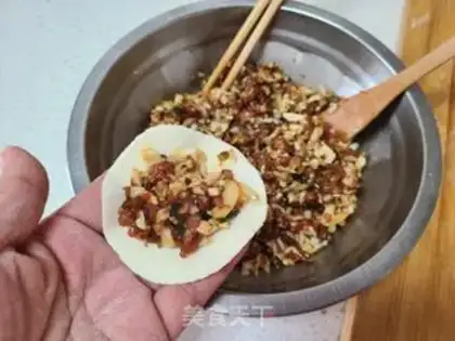 Make Pork-covered dumplings step 6