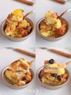 Make Four different types of egg cream toast step 8