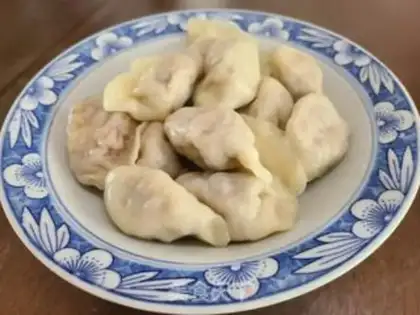 Make Pork-covered dumplings step 9