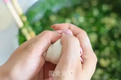 Make Three fresh dumplings step 10