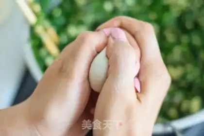 Make Three fresh dumplings step 11