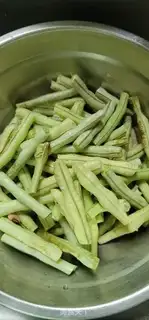 Make Sour bean horns step 1