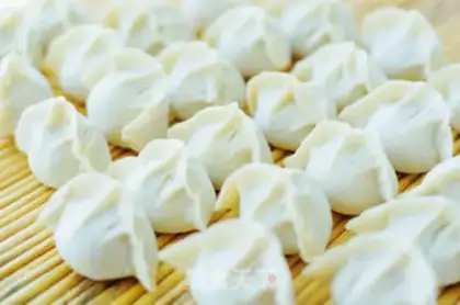 Make Three fresh dumplings step 12