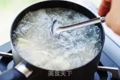 Make Three fresh dumplings step 14
