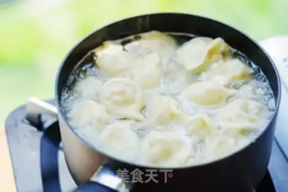 Make Three fresh dumplings step 15