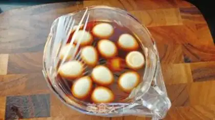 Make Smoky quail eggs step 6