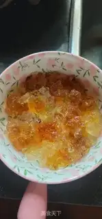 Make Milk peach glue step 1