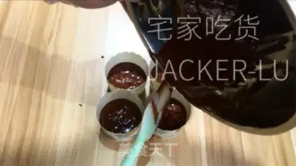 Make Chocolate lava cake step 8